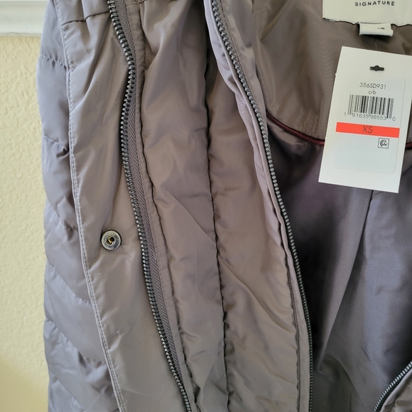 Cole Haan Signature Hodded Down & Feather Jacket - Picture 9 of 15
